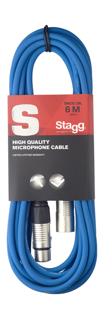 Stagg Smc M Ft Mic Cable Xlr Xlr Blue