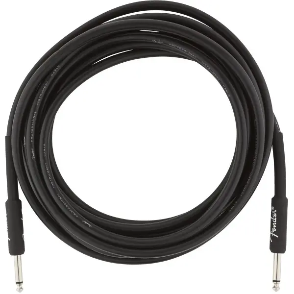 Fender Professional Series 15ft Straight/Straight Jack Instrument Cable - Image 3