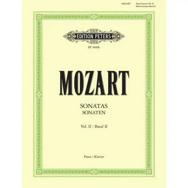 Mozart - Sonatas Volume 2 for Piano.