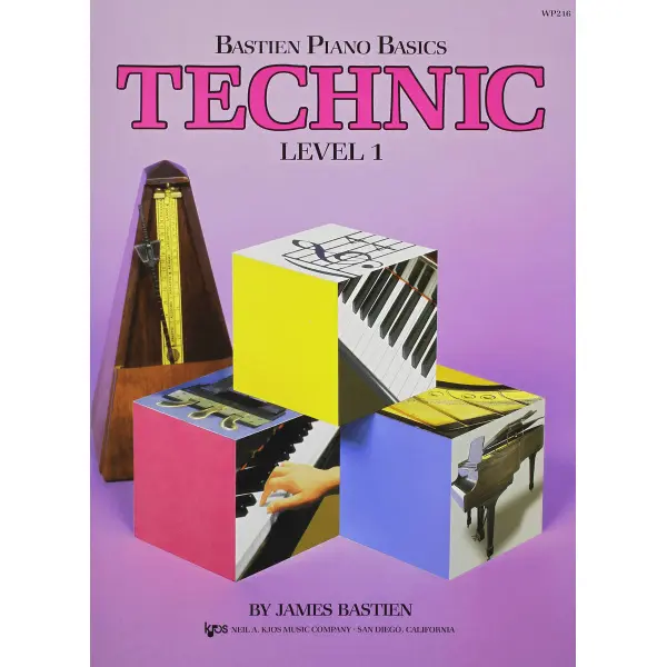 Basthen Piano Basics( For The 7-11 year Old Beginner) Level 1"Technic" WP216"