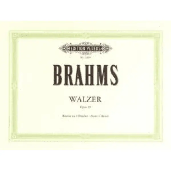 Brahms - Waltzes Op. 39 Piano Duet.