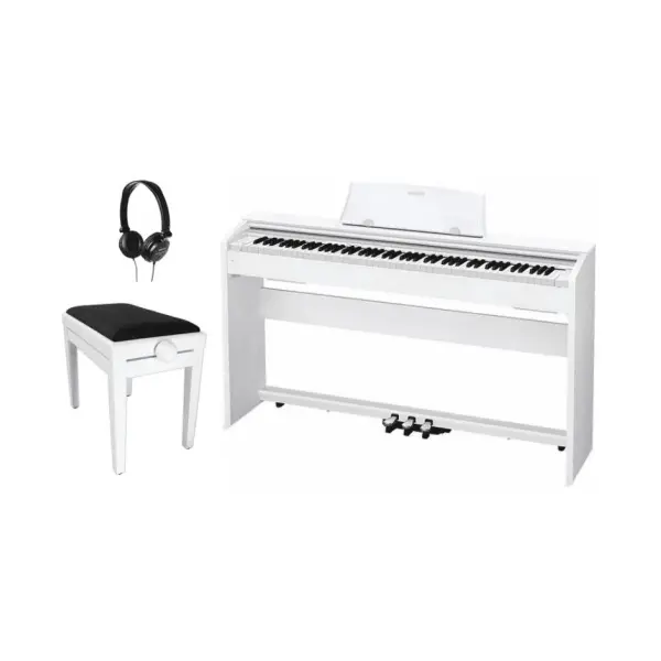 Casio PX-770WE Privia Digital Piano Home Set