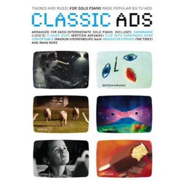 Classic Ads for Solo Piano.