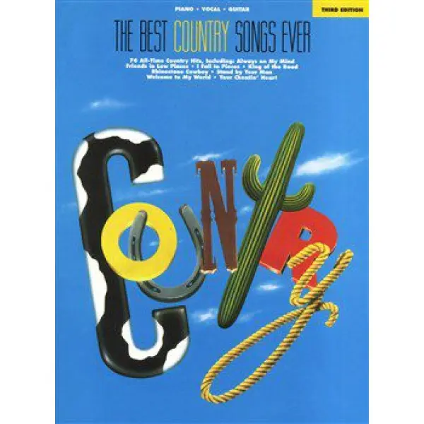 The Best Country Songs Ever - Piano, Vocal and Guitar (PVG).