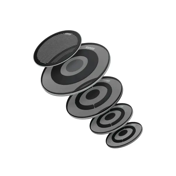 Evans dB ONE Mesh Drumhead Rock Tom Pack - (10", 12", 16"), 14" Snare, 22" Bass + Cymbals - Image 3