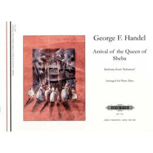 Handel - Arrival of the Queen of Sheba for Piano Duet.