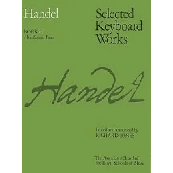 Handel Book II of Selected Keyboard Works