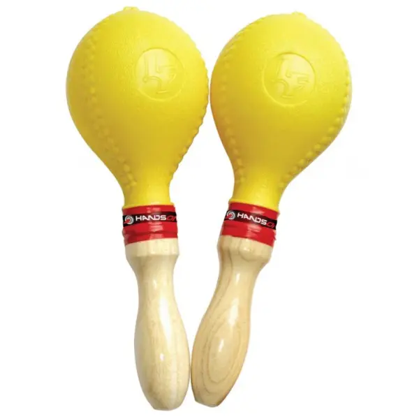 Hands-On Maraca Set 25 x 9 cm - Yellow