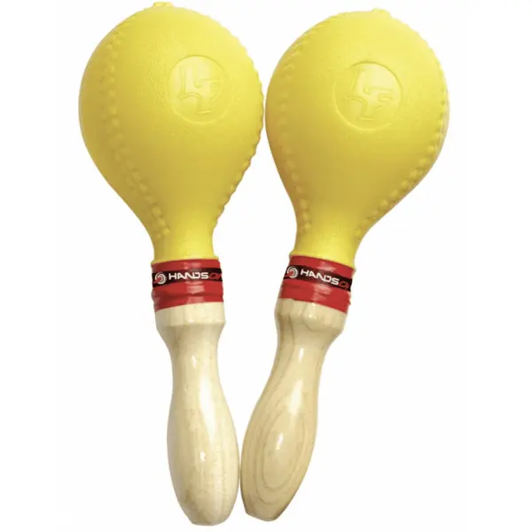 Hands-On Maraca Set 25 x 9 cm - Yellow - Image 2