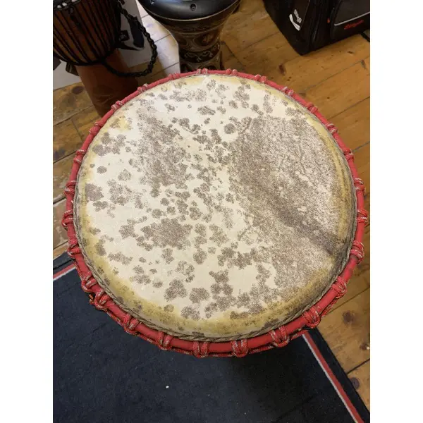 Hand-Made Solid African Djembe 13" - Rope Tuned - Image 2