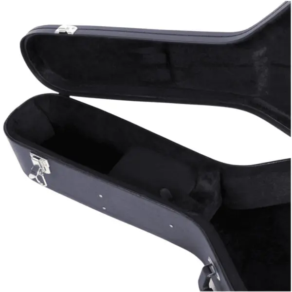 On Stage Hardshell Acoustic Guitar Case GCA5000B - Black - Image 2