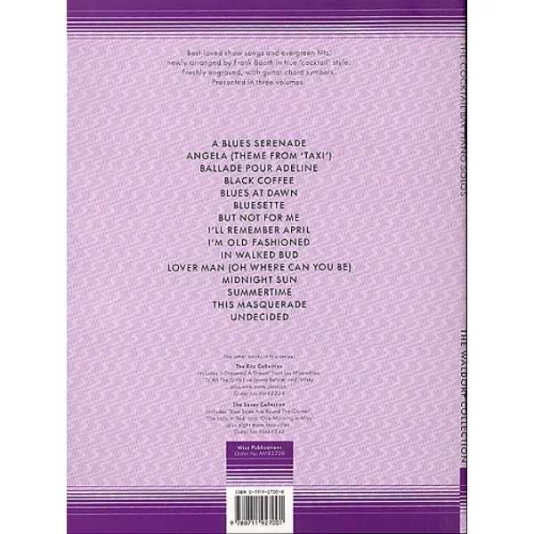 The Cocktail Bar Piano Solos - The Waldorf Collection - Image 2