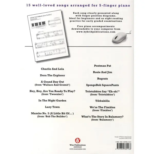 Easiest 5-Finger Piano Collection - Children's Favourites - Image 2