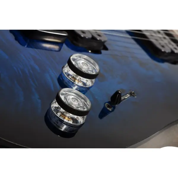 Schecter Omen Elite 6 - See Through Blue Burst - Image 10