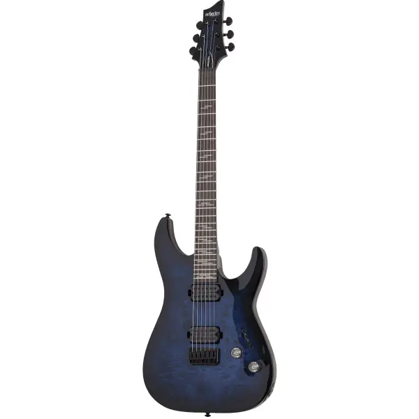 Schecter Omen Elite 6 - See Through Blue Burst