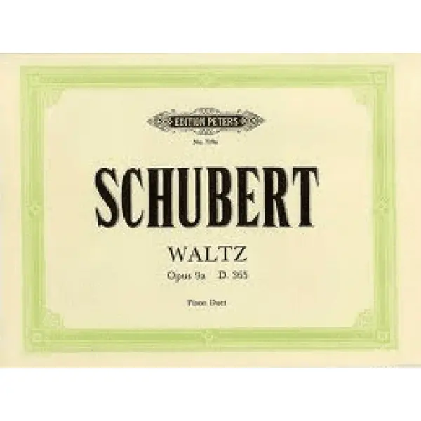 Schubert - Waltz Op. 9a, D. 365 for Piano Duet.