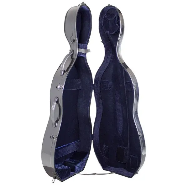 Hidersine Cello Case - Fiberglass - Blue - Image 3