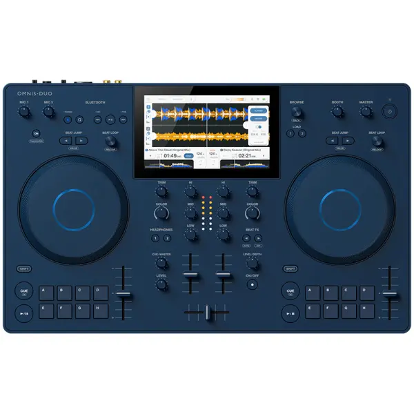 AlphaTheta OMNIS-DUO Indigo - All in One Portable DJ System