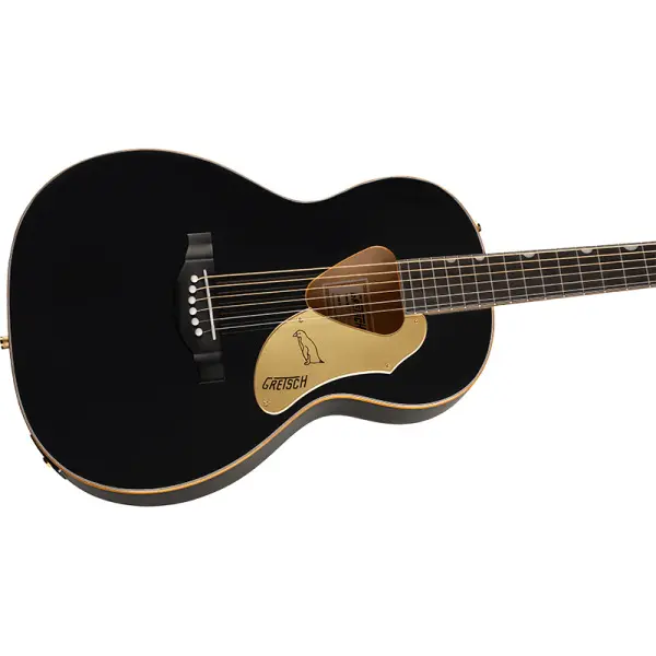 Gretsch G5021E Rancher Penguin Parlour Acoustic/Electric - Black - Image 3