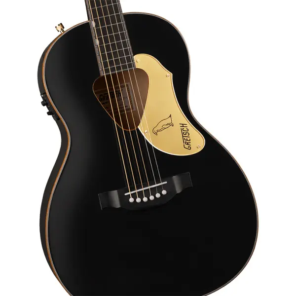 Gretsch G5021E Rancher Penguin Parlour Acoustic/Electric - Black - Image 4