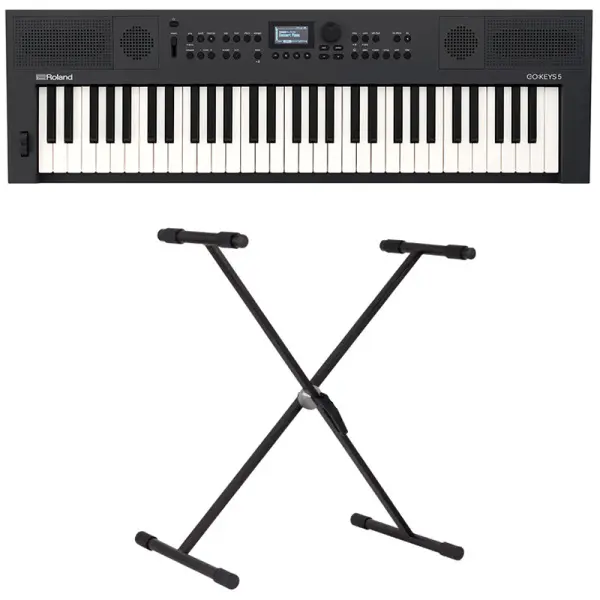 Roland - GO:KEYS 5 - Graphite w/Keyboard Stand