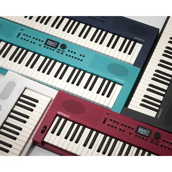 Roland GO:KEYS 3 - Midnight Blue w/Keyboard Stand - Image 3