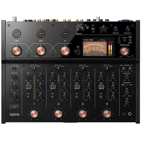 AlphaTheta - euphonia - Professional 4-Channel Rotary Mixer