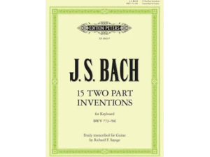 J. S. Bach: 15 Two-Part Inventions - Guitar.