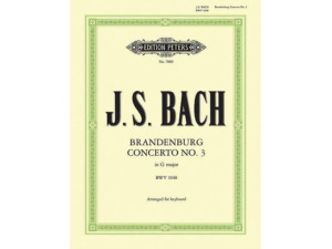 J. S. Bach: Brandenburg Concerto No. 3 in G major - Piano
