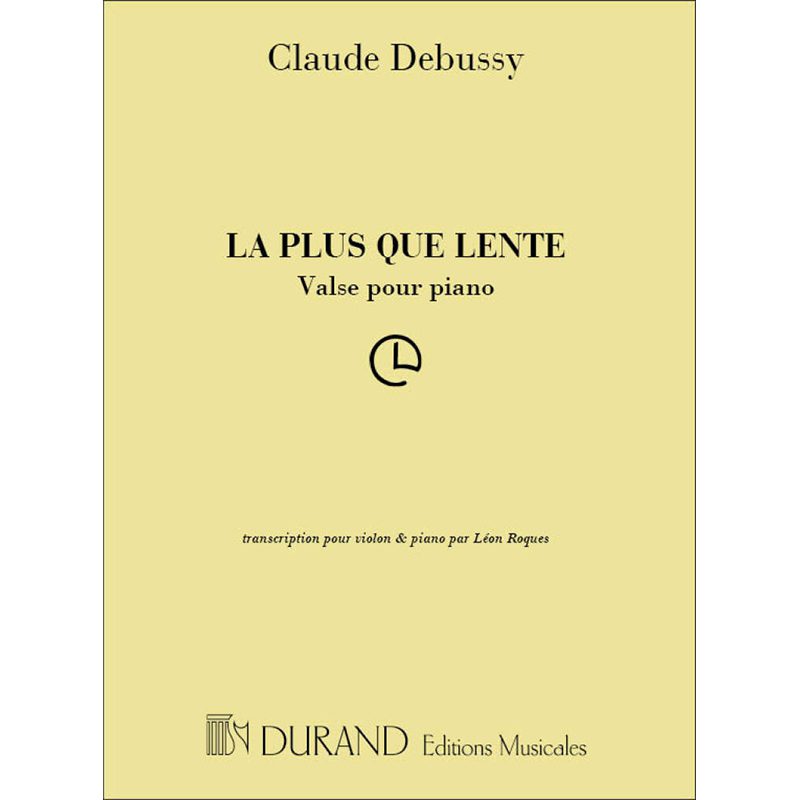 C. Debussy - La Plus Que Lente - Piano and Violin