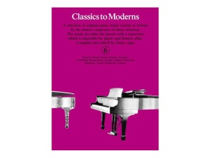 Classics to Moderns Book 6 - Piano