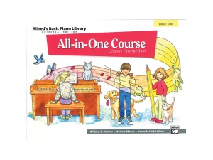 Alfred's Basic Piano Library - All-in-One Course - Book One