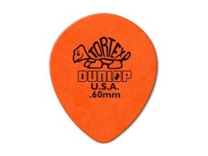 Dunlop Tortex Teardrop .60mm Pick - Set of 6