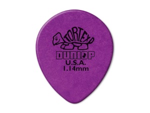 Dunlop Tortex Teardrop 1.14mm Pick - Set of 6