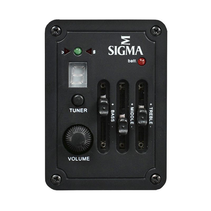 Sigma TM-12E Travel Size Acoustic w/Soft Case - Image 6