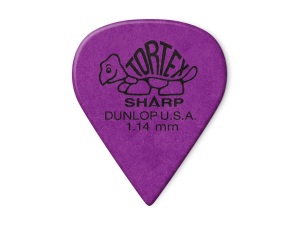 Dunlop 1.14mm Tortex Sharp Pick - Set Of 6
