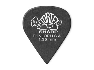 Dunlop 1.35mm Tortex Sharp Pick - Set Of 6