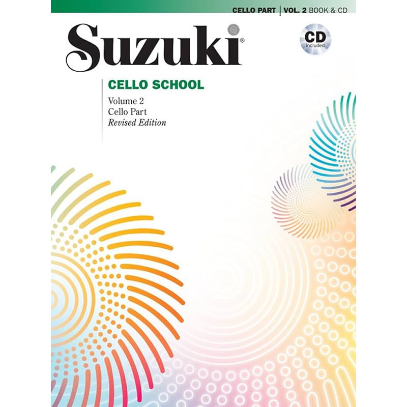 Suzuki Cello School Vol 2 With CD