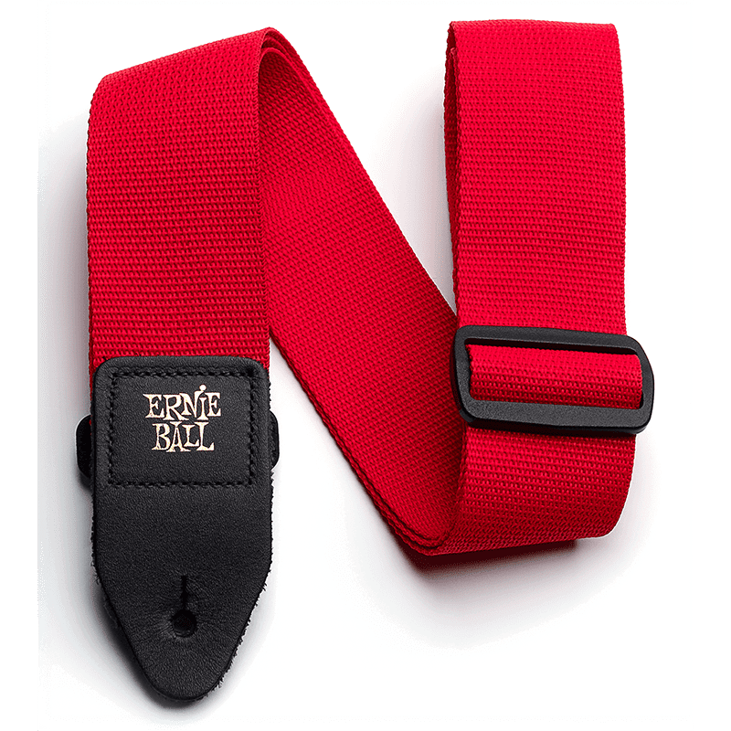 Ernie Ball Polypro Guitar Strap - Red