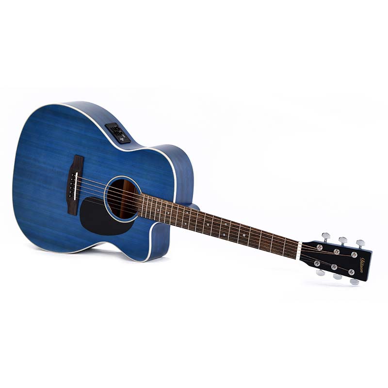 Ditson 000C-10E - Tranclucent Ultramarine-blue