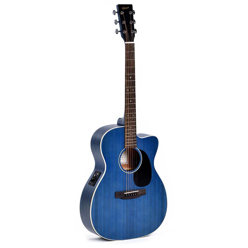 Ditson 000C-10E - Tranclucent Ultramarine-blue
