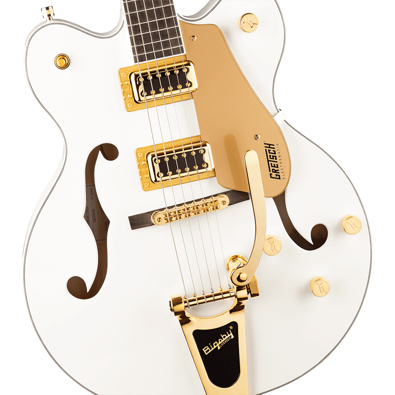 Gretsch G5422TG Electromatic Hollow Body DC w/Bigsby + Gold Hardware - Snowcrest White