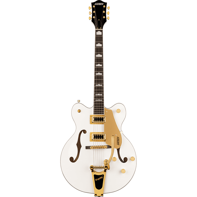 Gretsch G5422TG Electromatic Hollow Body DC w/Bigsby + Gold Hardware - Snowcrest White