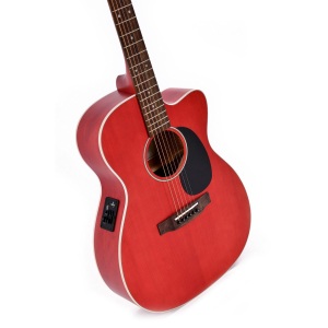 Ditson 000C-10E -  Tranclucent Dark Red