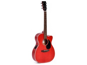 Ditson 000C-10E - Tranclucent Dark Red