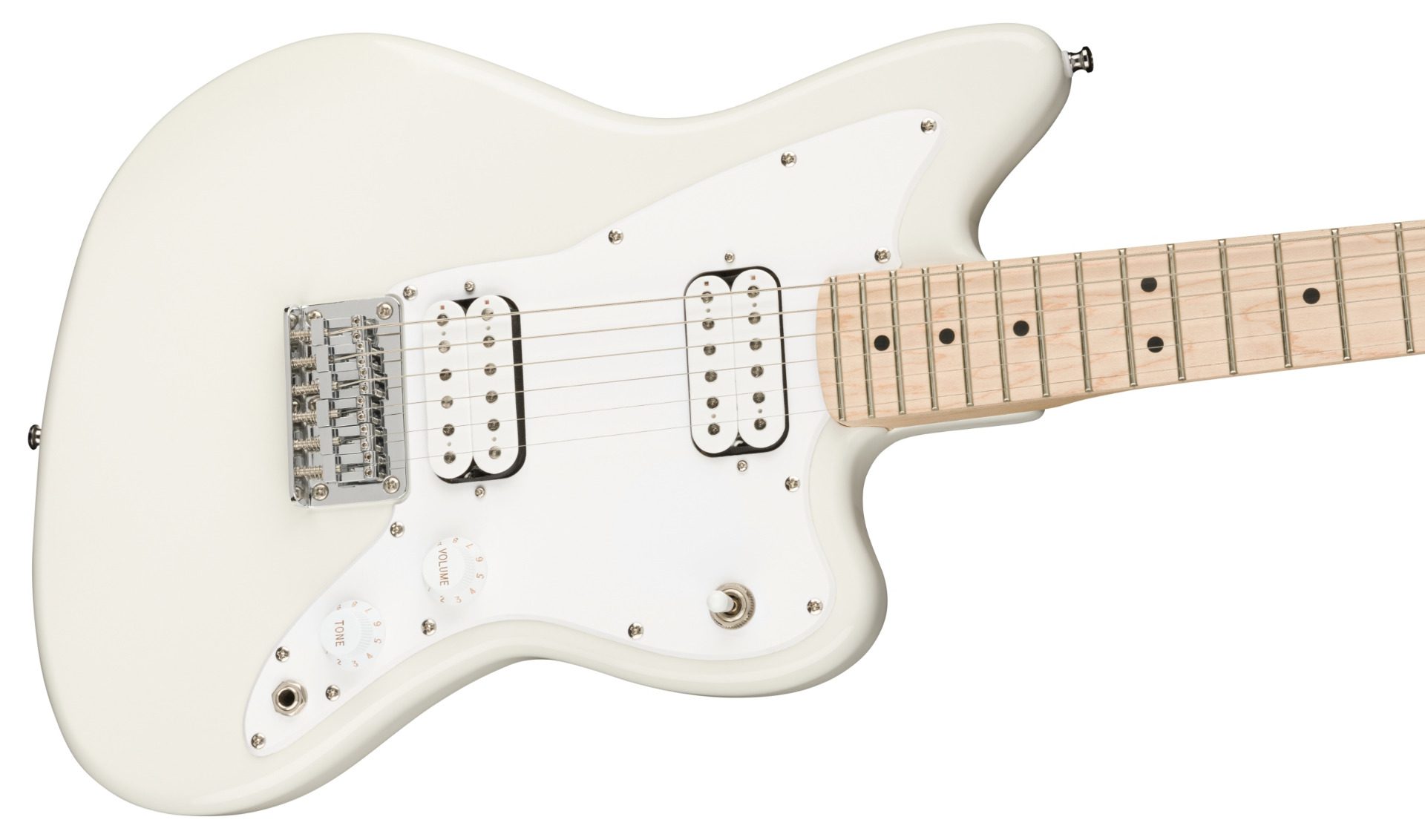 Fender Squier Mini Jazzmaster HH MN Olympic White - Image 2