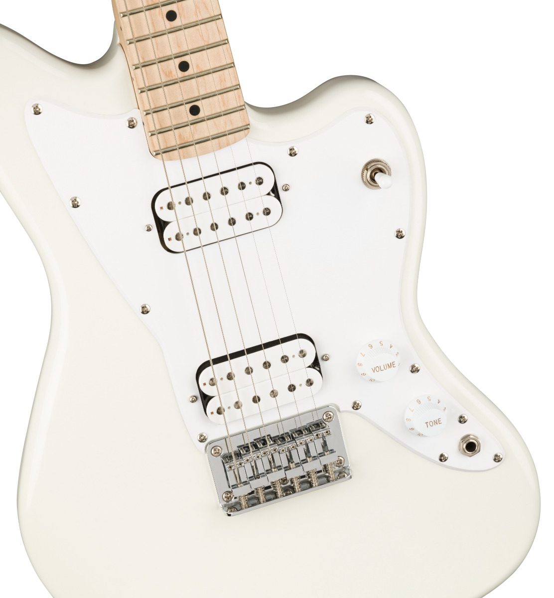 Fender Squier Mini Jazzmaster HH MN Olympic White - Image 5