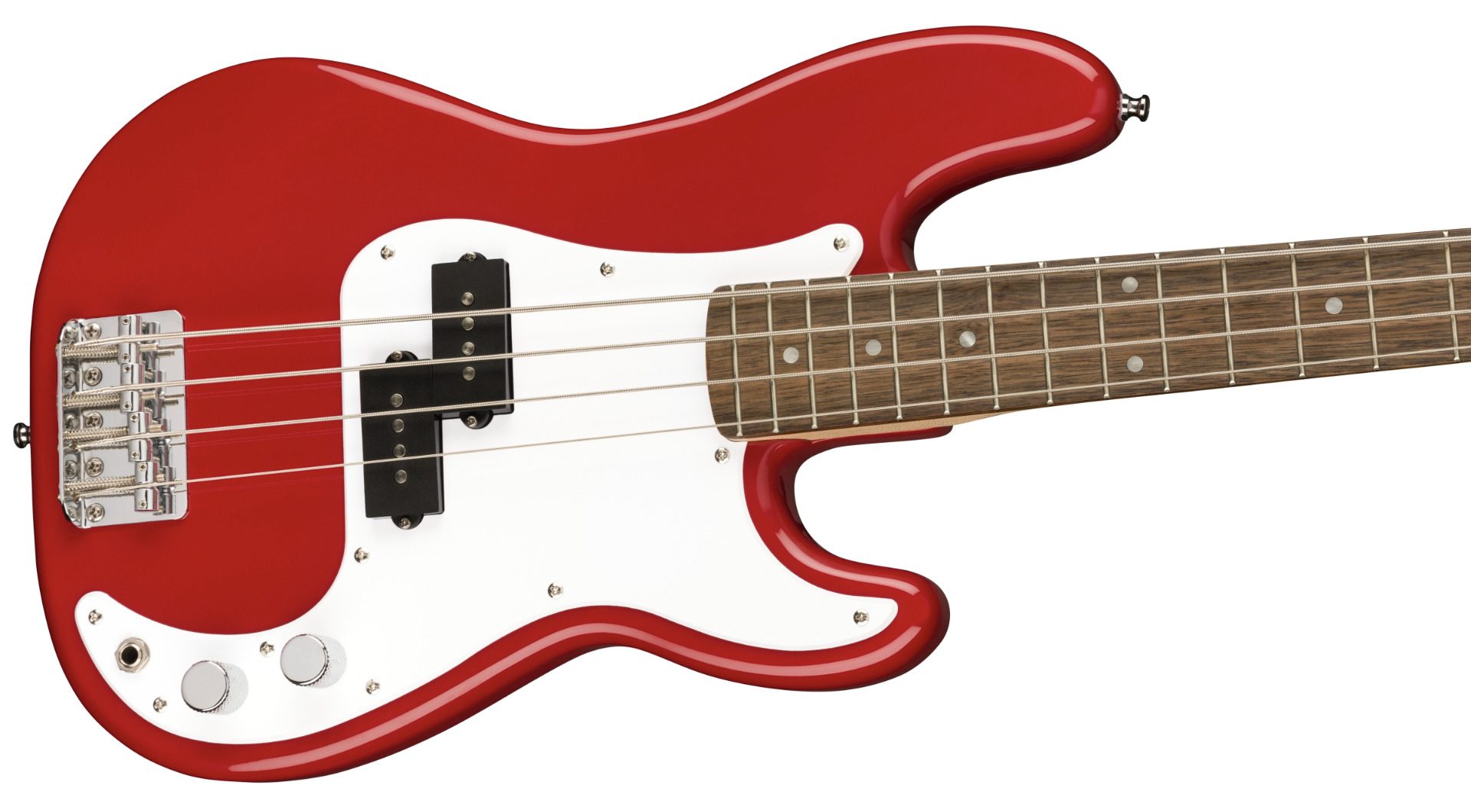 Fender Squier Mini Precision Bass LRL Dakota Red - Image 5