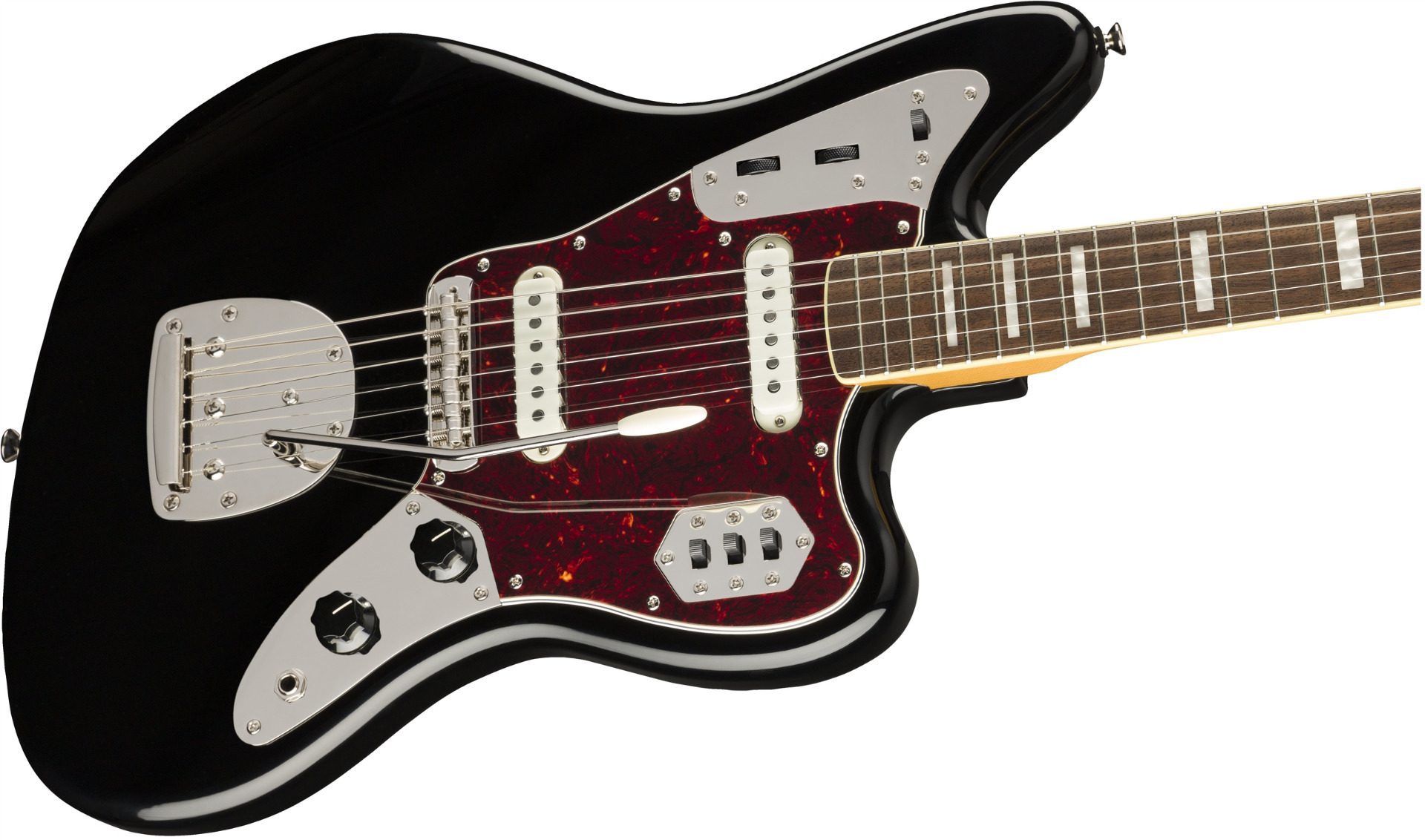 Fender Squier Classic Vibe 70's Jaguar LRL BLK - Image 5