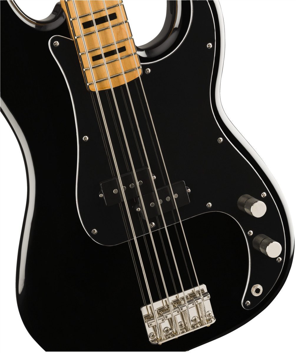 Fender Squier Classic Vibe 70s P-Bass - MN - Black - Image 4